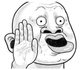 Human skin head 2 (For overseas) sticker #9012597