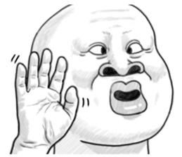 Human skin head 2 (For overseas) sticker #9012599