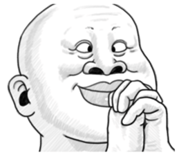 Human skin head 2 (For overseas) sticker #9012600