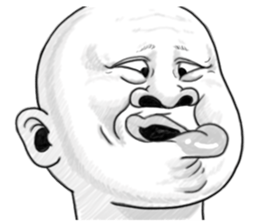 Human skin head 2 (For overseas) sticker #9012604