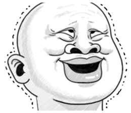 Human skin head 2 (For overseas) sticker #9012605