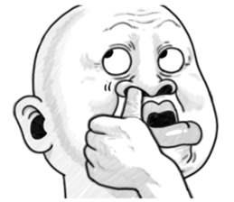 Human skin head 2 (For overseas) sticker #9012620