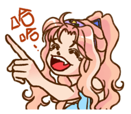 Q edition comic collapse sticker #9012873