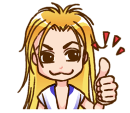 Q edition comic collapse sticker #9012878