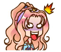 Q edition comic collapse sticker #9012879