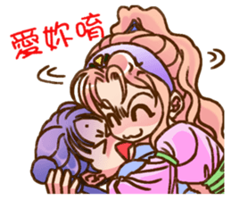 Q edition comic collapse sticker #9012903