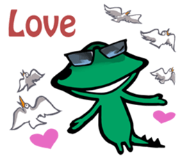 Awesome Cool Frogzilla 4~~ sticker #9013084