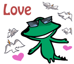 Awesome Cool Frogzilla 4~~ sticker #9013084