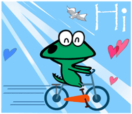 Awesome Cool Frogzilla 4~~ sticker #9013085