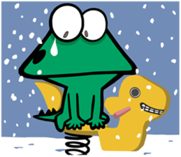 Awesome Cool Frogzilla 4~~ sticker #9013100