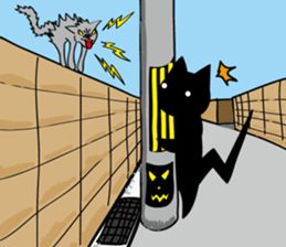 Kageneko(the cat) sticker #9013300