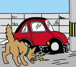 Kageneko(the cat) sticker #9013303