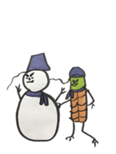 Mr,Euglena Ver10 winter xmas newyear sticker #9013545