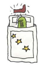 Mr,Euglena Ver10 winter xmas newyear sticker #9013546