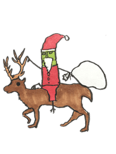 Mr,Euglena Ver10 winter xmas newyear sticker #9013549