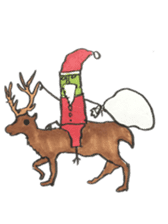 Mr,Euglena Ver10 winter xmas newyear sticker #9013549