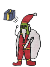 Mr,Euglena Ver10 winter xmas newyear sticker #9013550