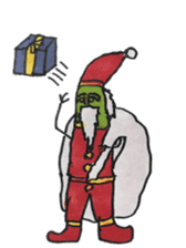 Mr,Euglena Ver10 winter xmas newyear sticker #9013550