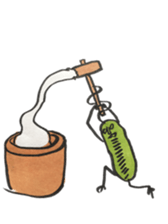 Mr,Euglena Ver10 winter xmas newyear sticker #9013570