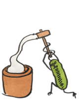 Mr,Euglena Ver10 winter xmas newyear sticker #9013570