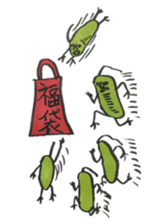 Mr,Euglena Ver10 winter xmas newyear sticker #9013583