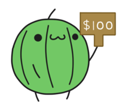 Suika x Purin x Neko sticker #9014346