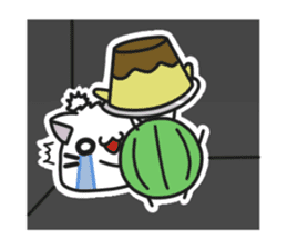 Suika x Purin x Neko sticker #9014378