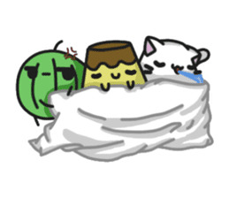 Suika x Purin x Neko sticker #9014379