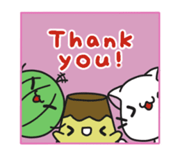 Suika x Purin x Neko sticker #9014383