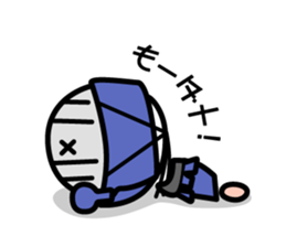 Heart-warming kendo boy sticker #9014413