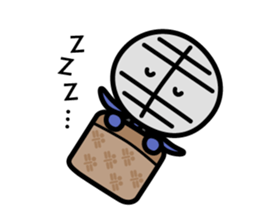 Heart-warming kendo boy sticker #9014418