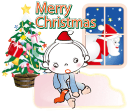 Christmas and New Year's card sticker #9014464
