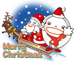 Christmas and New Year's card sticker #9014465
