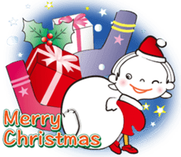 Christmas and New Year's card sticker #9014466