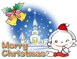 Christmas and New Year's card sticker #9014467