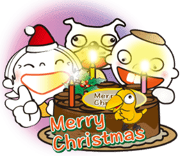 Christmas and New Year's card sticker #9014469
