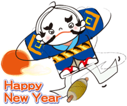 Christmas and New Year's card sticker #9014470