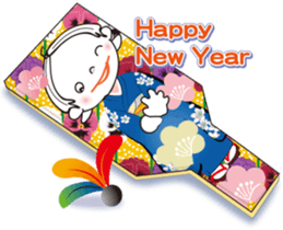 Christmas and New Year's card sticker #9014474