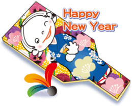 Christmas and New Year's card sticker #9014474