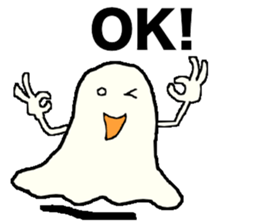 white ghost vol.1 sticker #9014868