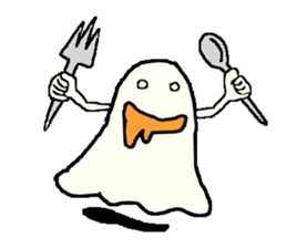 white ghost vol.1 sticker #9014870