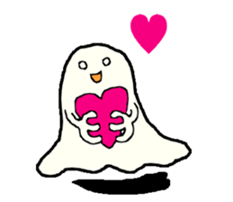 white ghost vol.1 sticker #9014874