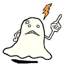 white ghost vol.1 sticker #9014885