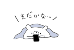 rakugaki bear sticker 2 sticker #9014960