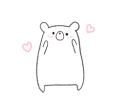 rakugaki bear sticker 2 sticker #9014968