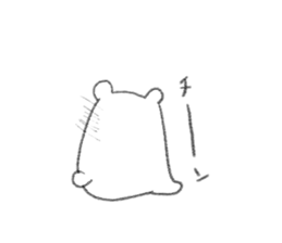 rakugaki bear sticker 2 sticker #9014982