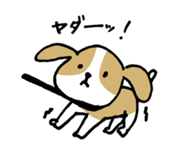 Cute Beagle dog Sticker sticker #9015393