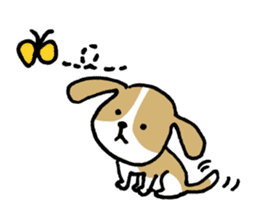Cute Beagle dog Sticker sticker #9015394