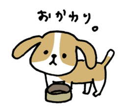 Cute Beagle dog Sticker sticker #9015395