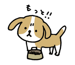 Cute Beagle dog Sticker sticker #9015396